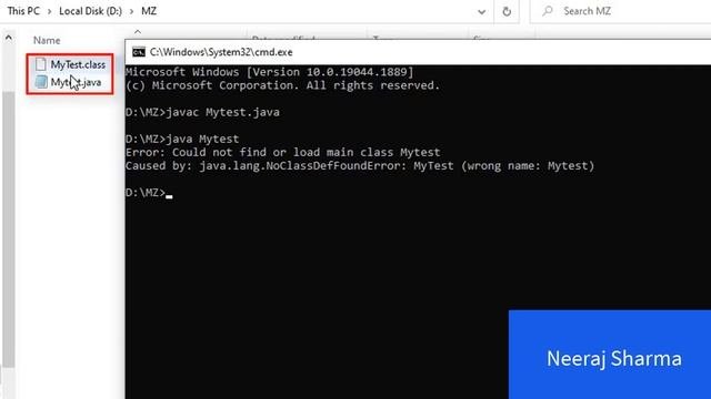 Error: Could Not Find Or Load Main Class | Caused By: Java.lang.ClassNotFoundException | In Hindi