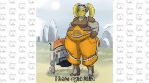 Star Wars Female Characters as Fat Parody
