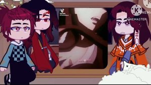 •|Yorichii & Kamado Ancestors react to Nezuko Kamado|•// KNY//Gacha club ????