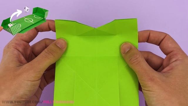 Origami Paper Football, How to make paper toys