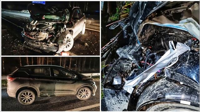 Свежее ДТП Китайского Geely Coolray. Боковые подушки не сработали и можем погореть. смотреть онлайн