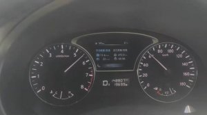 Nissan teana L33 2,5 Япония. Разгон до 100 км.ч, Разгон до 180 км.ч.