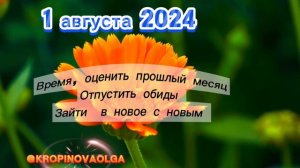 1 августа 2024