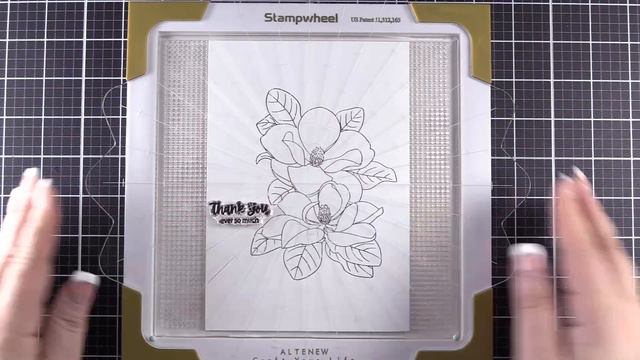 Beautiful Floral Paper Crafting with Paint-A-Flower: Magnolia Grandiflora Outline Stamp Set смотреть онлайн