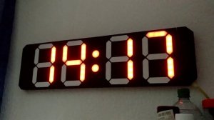 3D printed 7 Segment clock