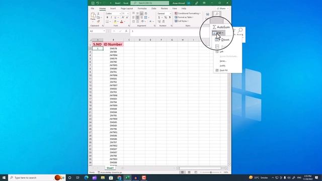 Ms Excel number format | Ms Excel Autofill series. смотреть онлайн