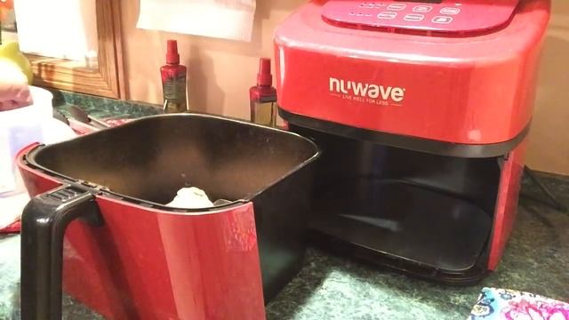 #1142 - NuWave Brio Air Fryer Grill Pan/ Andy's Breading WINGS смотреть онлайн
