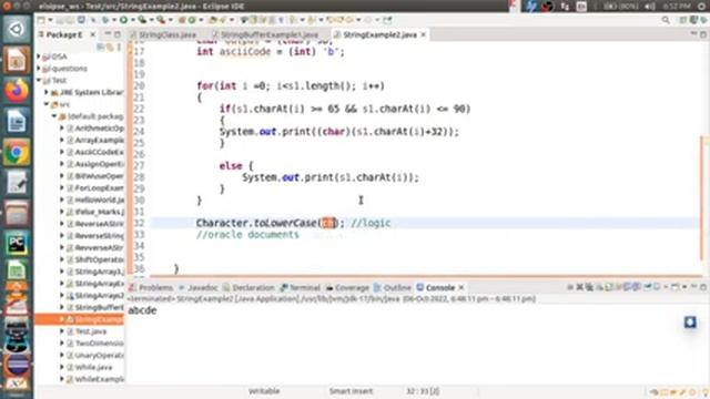 Programming in Java(String-7) смотреть онлайн