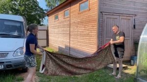Дача/Уборка/Маринад скумбрии/Костя и Ира