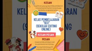 ? Ujian Praktik Kesan & Pesan (Kelas Pembelajaran)