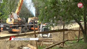 В Улан-Удэ реконструкция тепломагистрали №3 теперь ведется в круглосуточном режиме