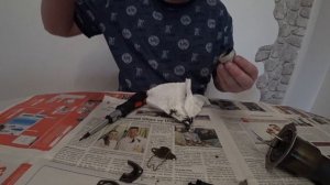 Разобрал и почистил горелку webasto