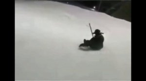 slalom on a shovel ( слалом на лопате) Я так за сборную по слалому на олимпиаде не болел как за нег