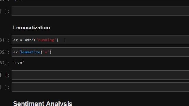 NLP Tutorial With TextBlob & Python - Lemmatizating