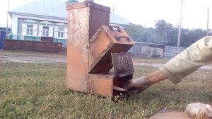 ракетная печь. длительного горения