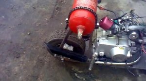 Самокат с двигателем 110сс Авто-Мото Самоделки