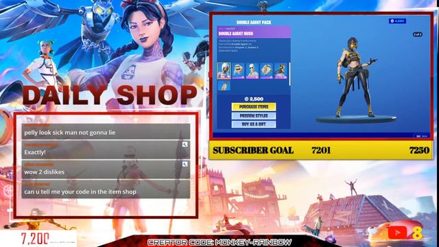 NO RENEGADE TODAY!! *LIVE UPDATE* Fortnite Daily Item Shop [July 12,2020] - Season 3 смотреть онлайн