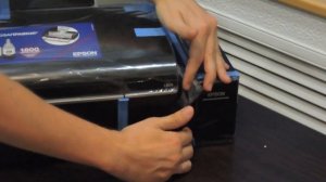 Распаковка Epson L805