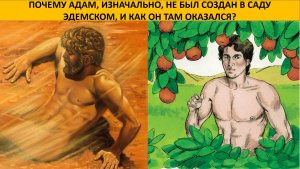 ПОЧЕМУ АДАМ, ИЗНАЧАЛЬНО, НЕ БЫЛ СОЗДАН В САДУ ЭДЕМСКОМ, И КАК ОН ТАМ ОКАЗАЛСЯ? (СЛУЖЕНИЕ)