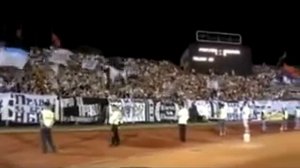Partizan 1:2 Samrok - Grobari navijanje - Ooo Radisaa !!! [25/08/2011]