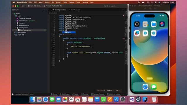 Tutorial: IOS & Android MQTT Client App - Xamarin Forms Visual Studio Mac