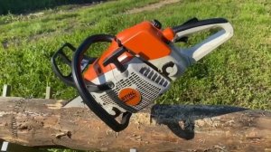 Бензопила STIHL MS 270 круговой обзор и пробный рез.