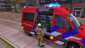 Emergency Call 112 Sim - Dutch Fire Chief Responding! 4K