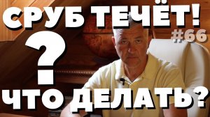 Что делать, если сруб течёт? Во время дождя протекают углы сруба. ПСК Рубим Дом