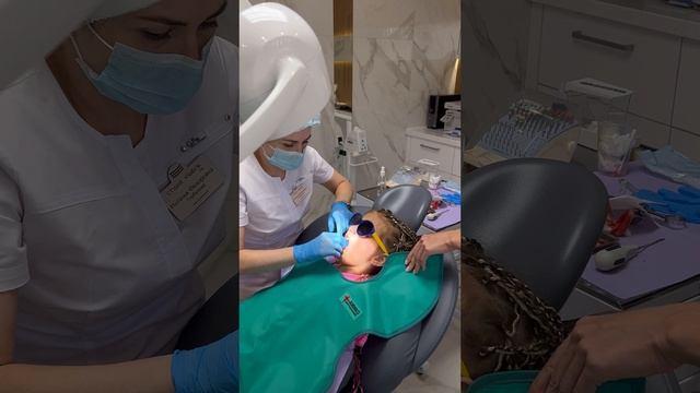 Сложное удаление молочного зуба