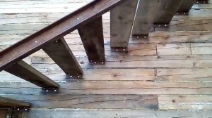 Лестница уличная своими руками 2 этаж