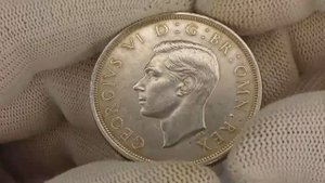 Великобритания 1 крона, 1937 года Коронация Короля Георга VI.