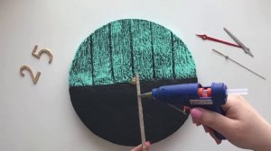 DIY Handmade wall clock | Wall decor handcraft | Cardboard craft