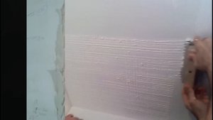 "Эфект мешковины. декоративная штукатурка из обычной шпатлевки своими руками"