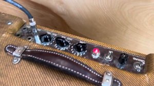 1955 Fender 5E3 Deluxe with Gibson les Paul Burst R9