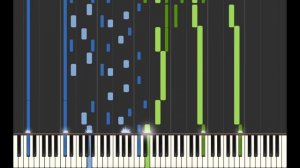 Jaws Theme by John Williams (piano duet synthesia)