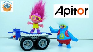 Тролли и Мега Колесница! Конструктор Apitor Super Bot | СПЕЦЗАКАЗ