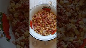 Рулет мясной- Бурма (татарское блюдо)