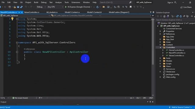 HOW TO CREATE WEB API IN ASP.NET MVC USING SQL SERVER