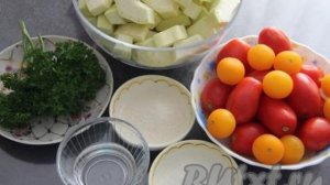Кабачки, маринованные с помидорами без стерилизации на зиму