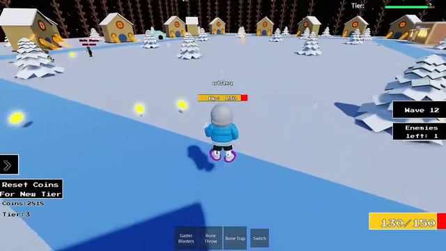 Beating Hate Chara In Snowdin 2/4 Of All Maps смотреть онлайн