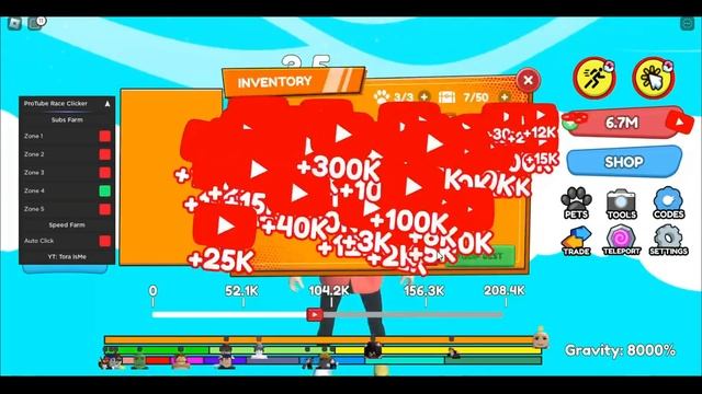 ? ProTube Race Clicker Script • Infinite Subs And More! [Roblox] смотреть онлайн