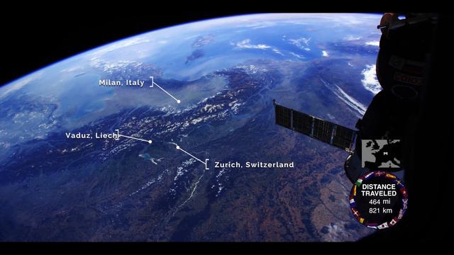 Europe From The Space  | 4K | NASA