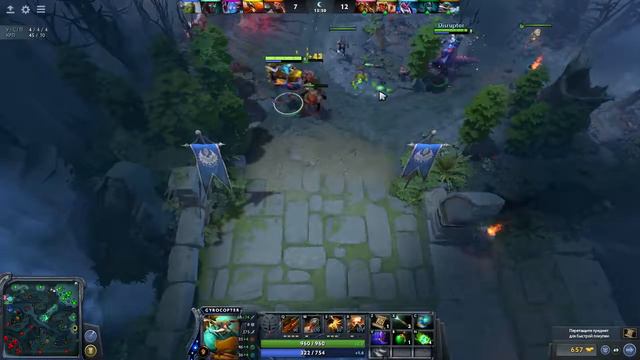 ГИРОКОПТЕР НА ИЗИ ЛИНИИ И АДЕКВАТНЫЕ РАНДОМЫ GYROCOPTER DOTA 2 смотреть онлайн