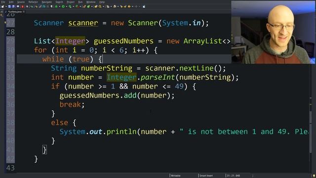Coding And Playing The Lottery In Java - Full Tutorial with Source