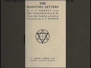 Письма Махатм А. П. Синнетту. Часть 9