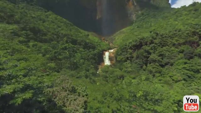 Невероятная краса водопада Анхель  Природа планеты  4К видео  HD
