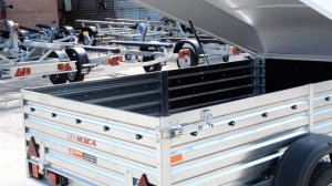 ПРИЦЕП ЛЕГКОВОЙ МЗСА 817704.014 С ПЛАСТИКОВОЙ КРЫШКОЙ. ПРИЦЕП-ЦЕНТР ТОЛЬЯТТИ 977 км. Трассы М5 УРАЛ