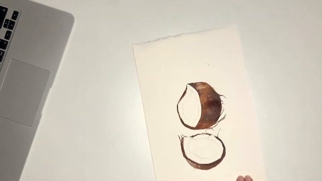 Рисуем акварелью. Кокос смотреть онлайн