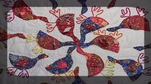 Лоскутное шитье. Шьем одеяло используя технологию аппликации. Мастер класс