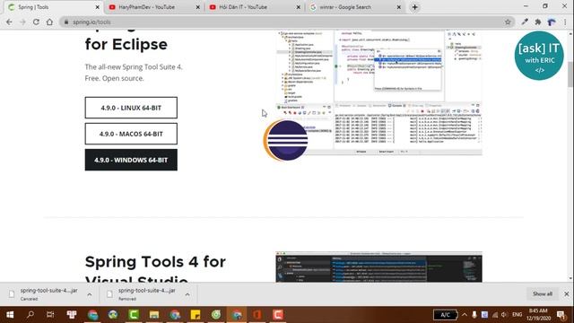 Hướng dẫn cài đặt Spring Tools Suite 4 trong 1 click | IDE cho Java hoàn toàn miễn phí смотреть онлайн